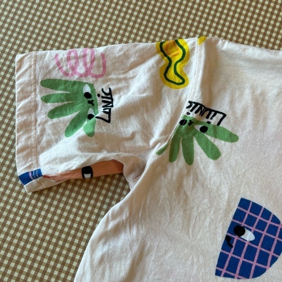 Liunic x H&M t-shirt tee collab embracing kids' creativity Sketch multicolor 8 Y - Picture 5 of 10